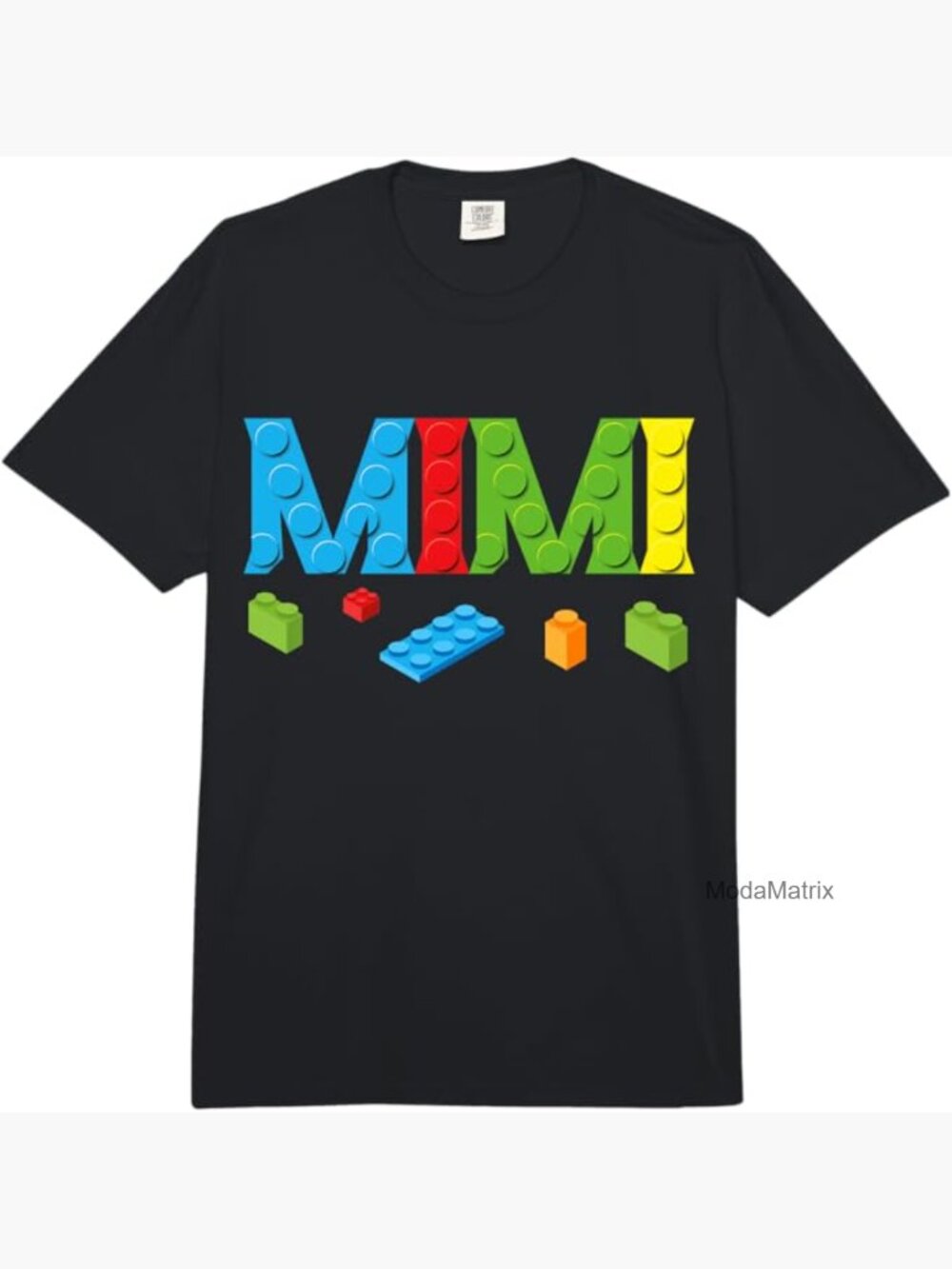 Mimi Master Builder Building Bricks Family Set Comfort Colors Heavyweight Tee